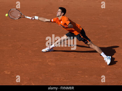Novak Djokovic (SRB), French Open 2015, Grand Slam Tennis Turnier in Roland Garros, Parigi, Francia Foto Stock