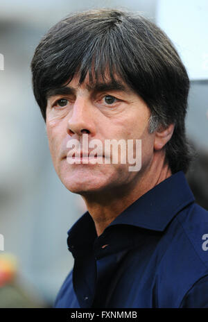 Joachim Löw, manager della squadra nazionale di calcio tedesca, RheinEnergieStadion, Colonia, nella Renania settentrionale-Vestfalia, Germania Foto Stock