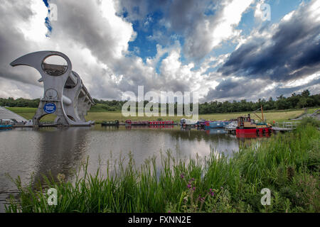 Ruota di Falkirk Foto Stock