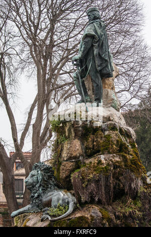 Monumento dedicato a Giuseppe Garibaldi a Venezia. Foto Stock