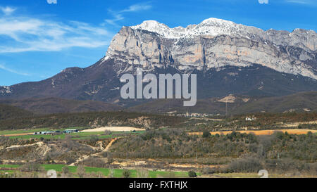 Penya Montanyesa nei Pirenei aragonesi, Spagna. Foto Stock