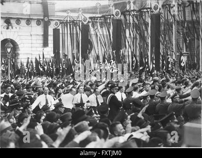 Erster Mai 1938 in Wien Foto Stock