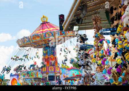 Deutschland, Renania settentrionale-Vestfalia, Paderborn, Libori-Fest, Kirmes am Liboriberg Foto Stock