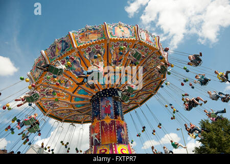 Deutschland, Renania settentrionale-Vestfalia, Paderborn, Libori-Fest, Kirmes am Liboriberg Foto Stock