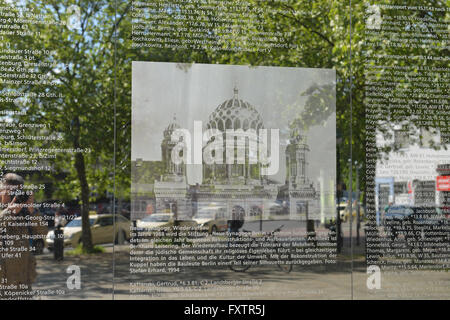 Spiegelwand, Holocaust-Denkmal, Hermann-Ehlers-Platz, Steglitz Berlino, Deutschland Foto Stock
