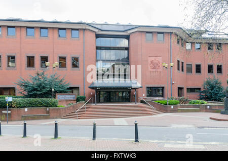 La regina Elisabetta I Tribunali in Birmingham Foto Stock