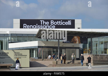 Gemaeldegalerie, Kulturforum, il Tiergarten, nel quartiere Mitte di Berlino, Deutschland / Gemäldegalerie Foto Stock