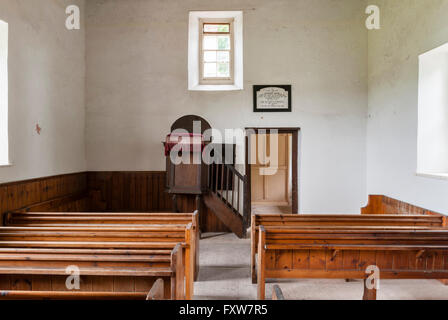 Strict e particolare Battista Cappella, Waddesdon Hill, Regno Unito. Un ormai superfluo 18c cappella nonconformista Foto Stock