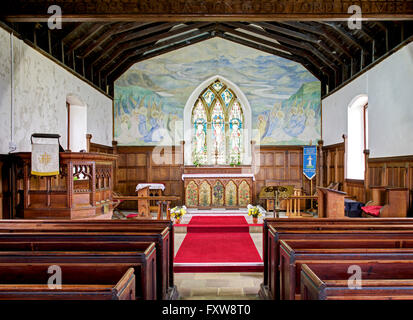 Chiesa parrocchiale di San Giovanni, Helsington, vicino Brigsteer, Cumbria, England Regno Unito Foto Stock