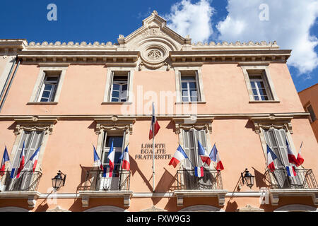 Town Hall, Saint Tropez, Francia Foto Stock