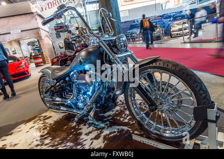 Motocicletta Harley Davidson FXSB Softail Breakout 'Crazy Diamond". Foto Stock