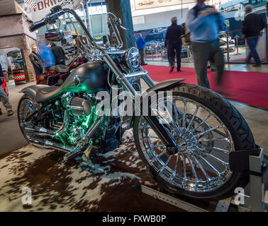 Motocicletta Harley Davidson FXSB Softail Breakout 'Crazy Diamond". Foto Stock