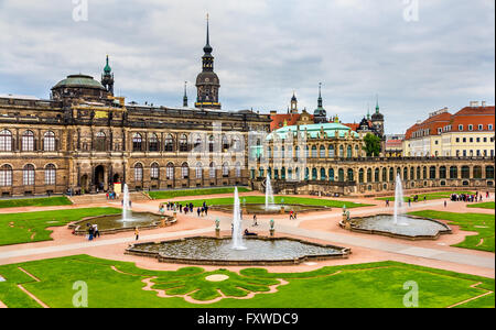 Palazzo Zwinger a Dresda in Sassonia Foto Stock