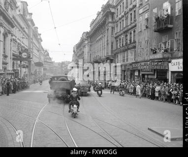 Trasporto Pummerin der von Linz nach Wien §§§ Foto Stock