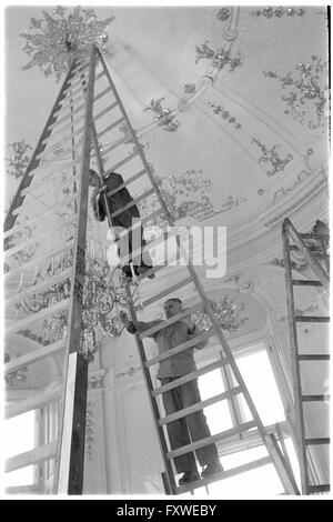 Vorbereitung auf den Staatsvertrag Foto Stock