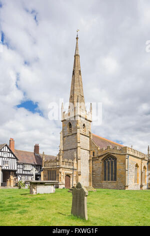 Chiesa di tutti i santi, Evesham, Worcestershire, England, Regno Unito Foto Stock