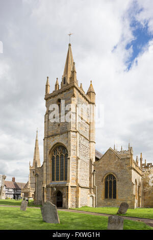 Chiesa di tutti i santi, Evesham, Worcestershire, England, Regno Unito Foto Stock