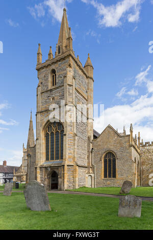 Chiesa di tutti i santi, Evesham, Worcestershire, England, Regno Unito Foto Stock