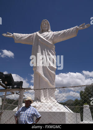 Cusco, copia peruviana di Cristo Redentore Foto Stock