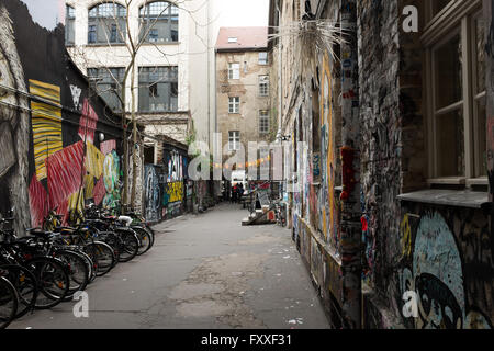 Berlino, 15 aprile: Haus Schwarzenberg a Berlino il 15 aprile 2016. Foto Stock