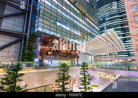 Quartiere di Shiodome di Tokyo, Giappone. Foto Stock