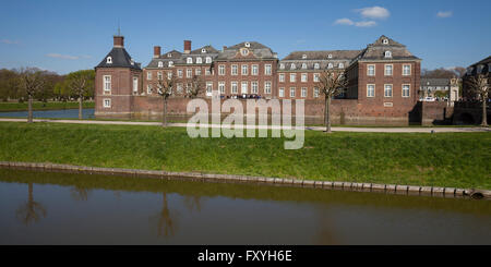 Schloss Nordkirchen moated castle, Nordkirchen, Münsterland, Renania settentrionale-Vestfalia, Germania Foto Stock