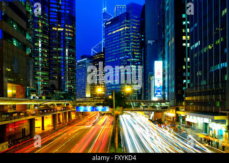 Connaught Road Central, Isola di Hong Kong, Hong Kong Foto Stock