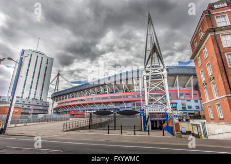 Cardiff's Millennium Stadium, ora rinominato Foto Stock