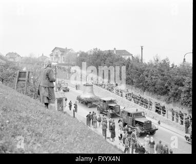 Trasporto Pummerin der von Linz nach Wien §§§ Foto Stock