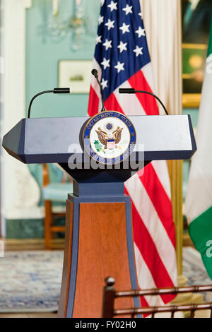 Dipartimento di Stato USA leggio - USA Foto Stock