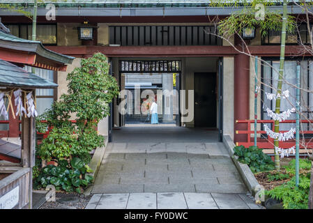 Lo Shintoismo Hie Santuario nel quartiere Nagatacho, Chiyoda ward speciale di Tokyo, Giappone Foto Stock