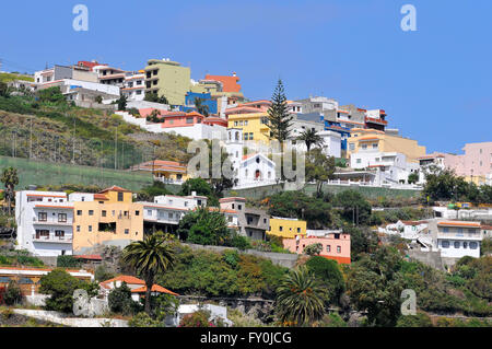 Le altezze di Icod de Los Vinos nel nord-ovest di Tenerife spagnole nelle isole Canarie Foto Stock