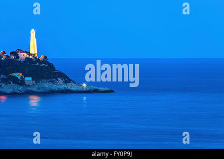Cap Ferrat lighthouse in Saint Jean Cap Ferrat Foto Stock