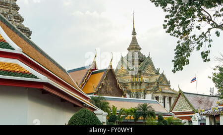 Phra Mondob al Wat Pho a Phra Nakhon District Bangkok Foto Stock