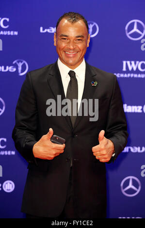 Berlino, Germania. Xviii Apr, 2016. Cafu frequentando il XVII Laureus World Sports Awards 2016 alla fiera di Berlino il 18 aprile 2016 a Berlino, Germania. © dpa/Alamy Live News Foto Stock