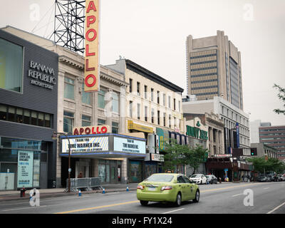 NEW YORK, Stati Uniti d'America - GIUGNO 16,2015 : storico Teatro Apollo di Harlem, a New York City Foto Stock