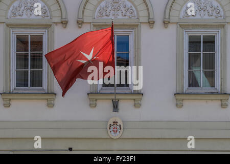 Ambasciata del Sovrano Militare Ordine Ospedaliero di San Giovanni di Gerusalemme di Rodi e di Malta - Lubiana, Slovenia Foto Stock