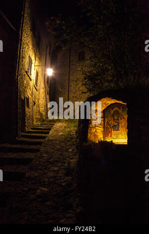 Toscana Civitella in Val di Chiana ( Arezzo ) - edicola votiva Foto Stock