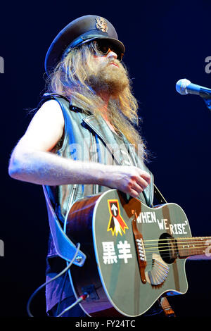 Barcellona - 29 Maggio: Julian Cope (Inglese musicista rock, autore, musicologo e commentatore culturale). Foto Stock