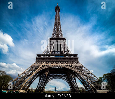 Torre Eiffel, Parigi, Francia Foto Stock