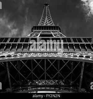 Torre Eiffel, Parigi, Francia Foto Stock