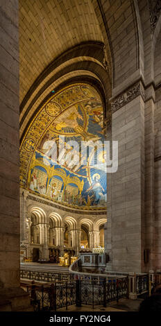 La Basilica del Sacro Cuore di Parigi, comunemente noto come Sacré-Coeur basilica e spesso semplicemente Sacré-Coeur Foto Stock
