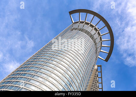 Ufficio Westend-Tower grattacielo, DZ Bank, Kronenhochhaus, architetti Kohn Pedersen Fox, Francoforte Hesse, Germania Foto Stock