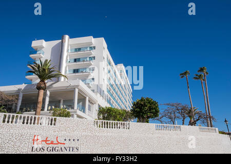 Hotel Los Gigantes in Tenerife, Isole Canarie, Spagna. Foto Stock