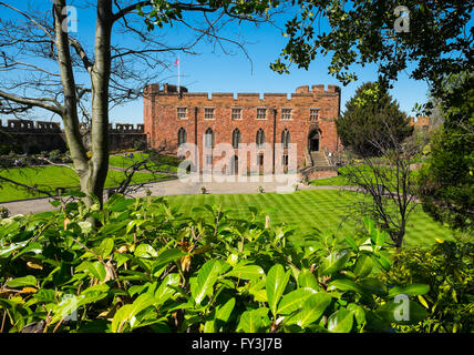 Castello di Shrewsbury Regimental Museum, Shropshire, Inghilterra, Regno Unito Foto Stock