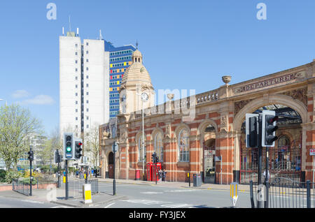 Stazione di Leicester in London Road Foto Stock