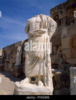 Statua a Salamina, Cipro Nord, Europa Foto Stock