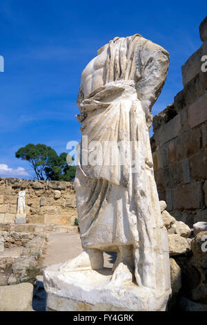 Statua a Salamina, Cipro Nord, Europa Foto Stock