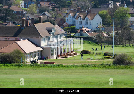 Royal sheringham golf club house, North Norfolk, Inghilterra Foto Stock