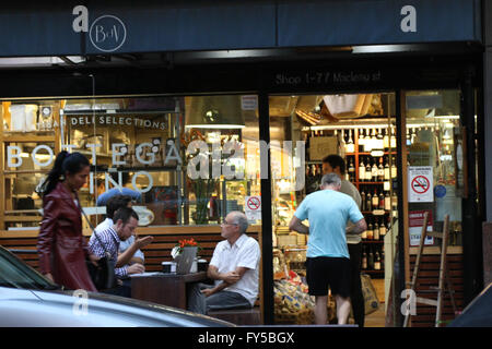 Bottega del Vino a 1/77 Macleay Street, Potts Point, Sydney, Australia Foto Stock